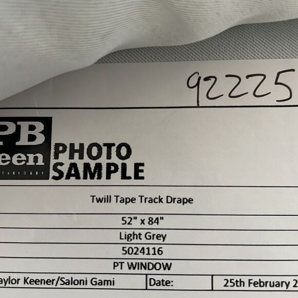 Pottery Barn Teen Twill Tape Track Drapes - Picture 9 of 9